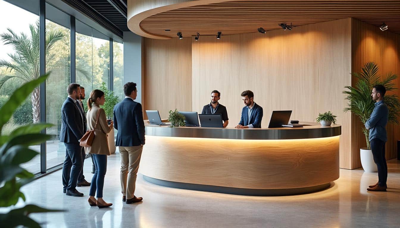 Illustration: Comprendre la banque d’accueil en angle et ses spécificités