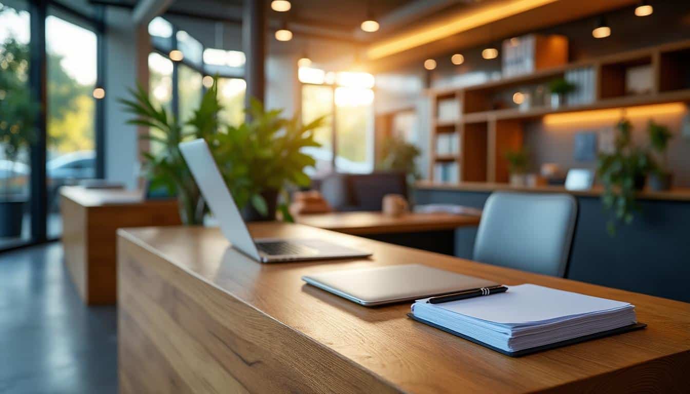 Banque d’accueil d’angle : optimiser espace et confort professionnel