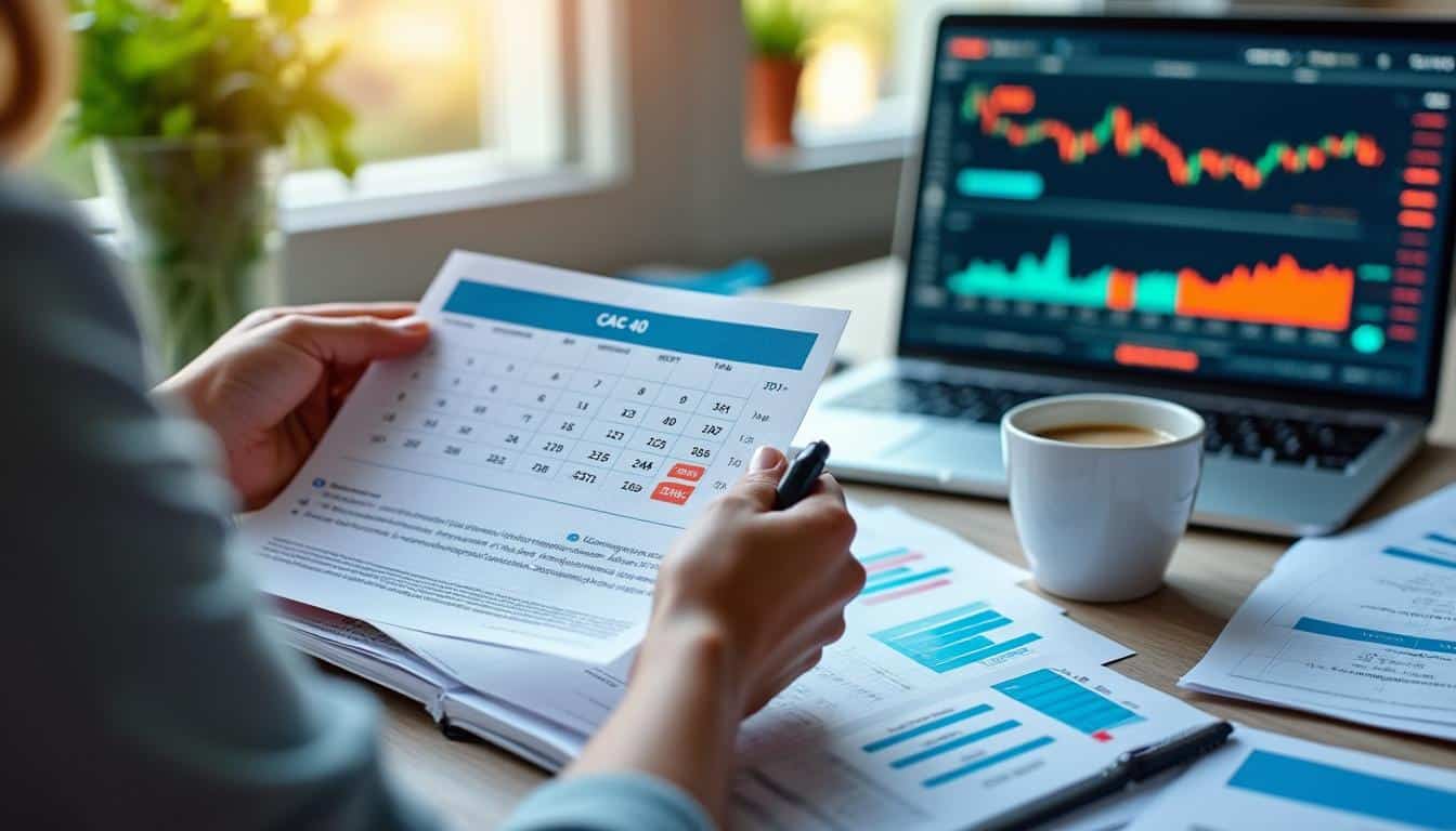 Illustration: Comprendre le calendrier des dividendes des sociétés du CAC 40