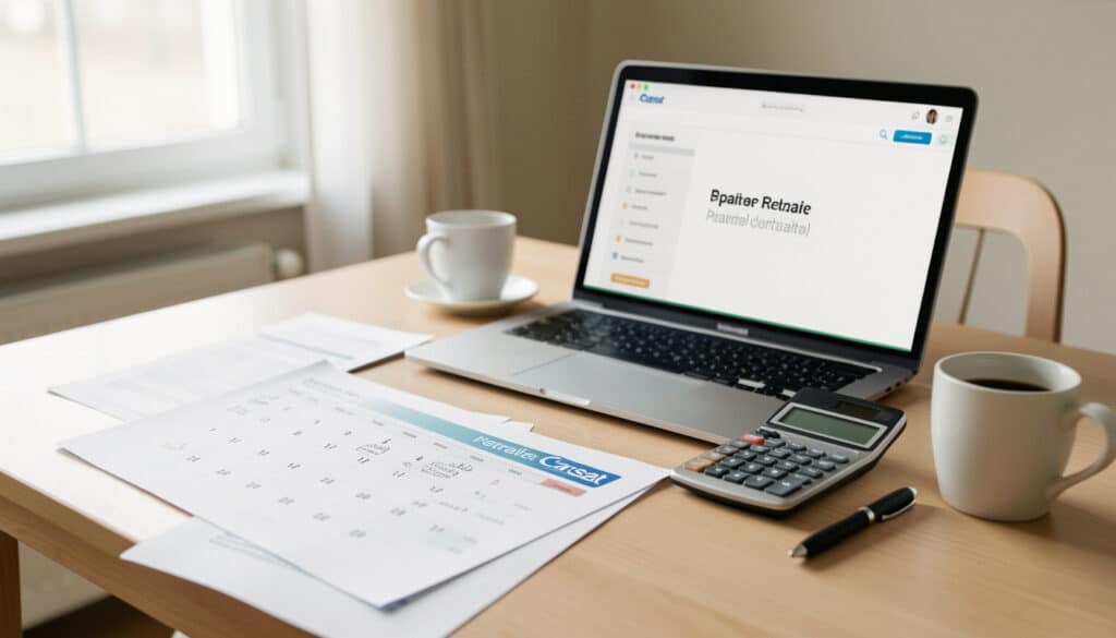 Calendrier de paiement de la retraite Carsat