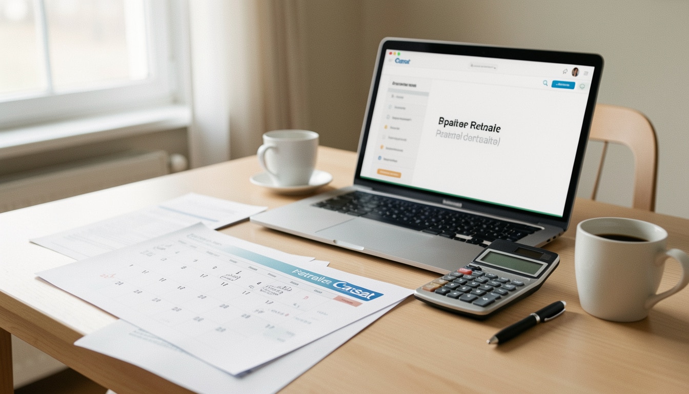Calendrier de paiement de la retraite Carsat